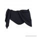 Mycoco Women's High Waisted Swim Bottom A Line Swim Skirt with Built-in Bikini Shorts Black B07BMX4YF8